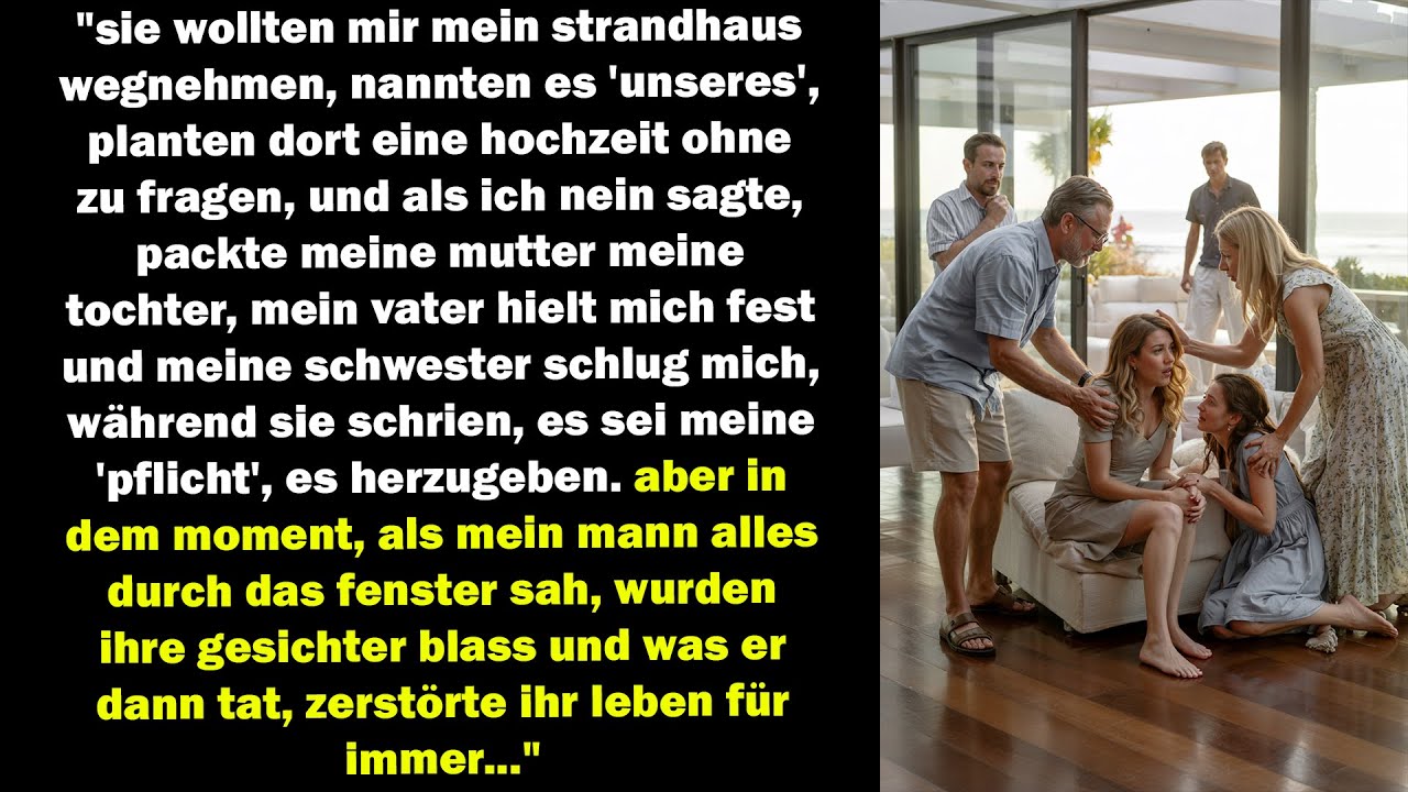 "meine familie wollte mein strandhaus stehlen und plante dort eine hochzeit – doch mein