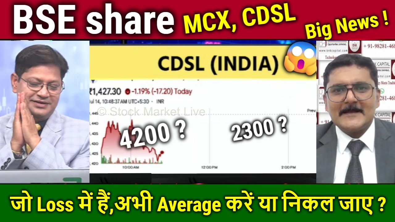 BSE share latest news,Buy or sell?Future Analysis/MCX,CDSL,BSE LTD share news,Target Tomarow,NSE IPO