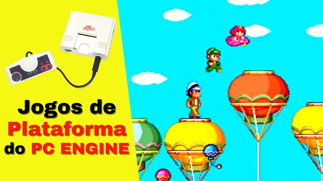 TOP 10 – Melhores Jogos de PLATAFORMA do PC ENGINE