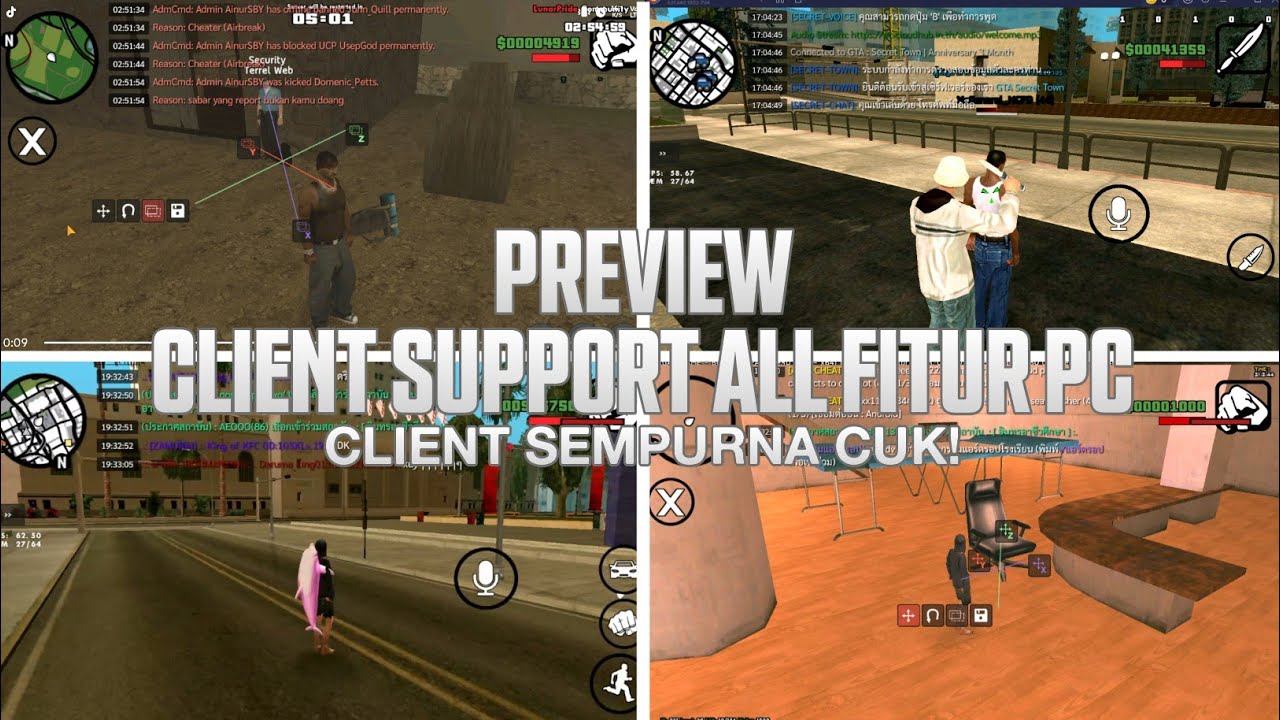 PREVIEW CLIENT THUNDER SAMP CLIENT YANG PERSIS SEPERTI PC!