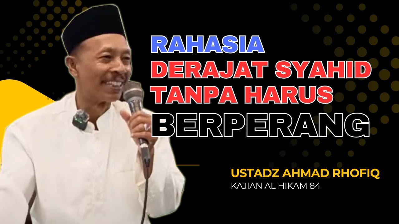 Masjid An-Nur PPS | Rahasia derajat syahid tanpa perang | kajian Al Hikam 103