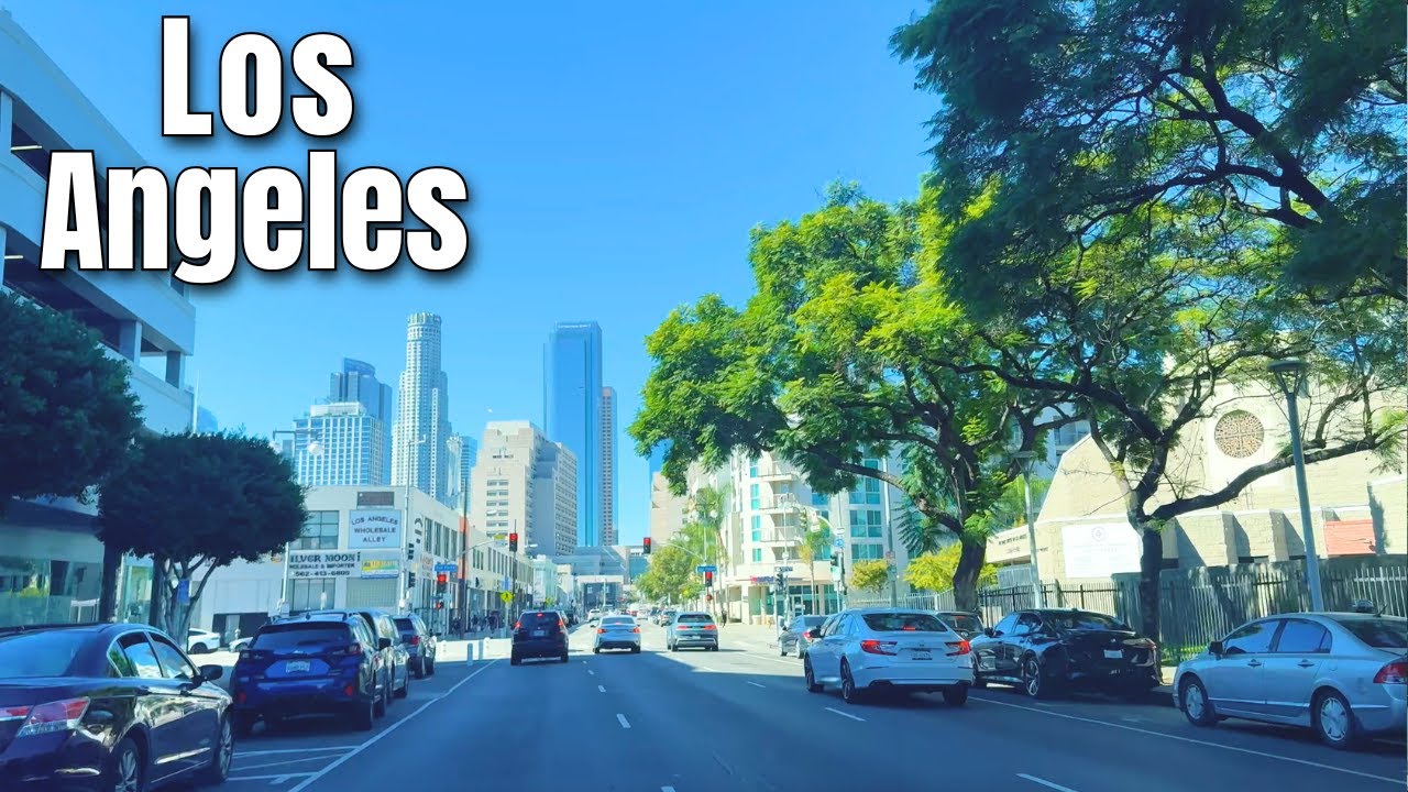 From Downtown to Hollywood | Wilshire Blvd, Hollywood Blvd POV Drive | 4K 60FPS