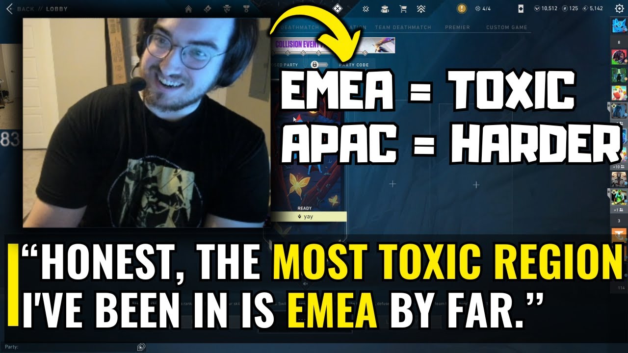 🚨Yay Says (EU) is the most toxic region and (APAC) Hardest to play