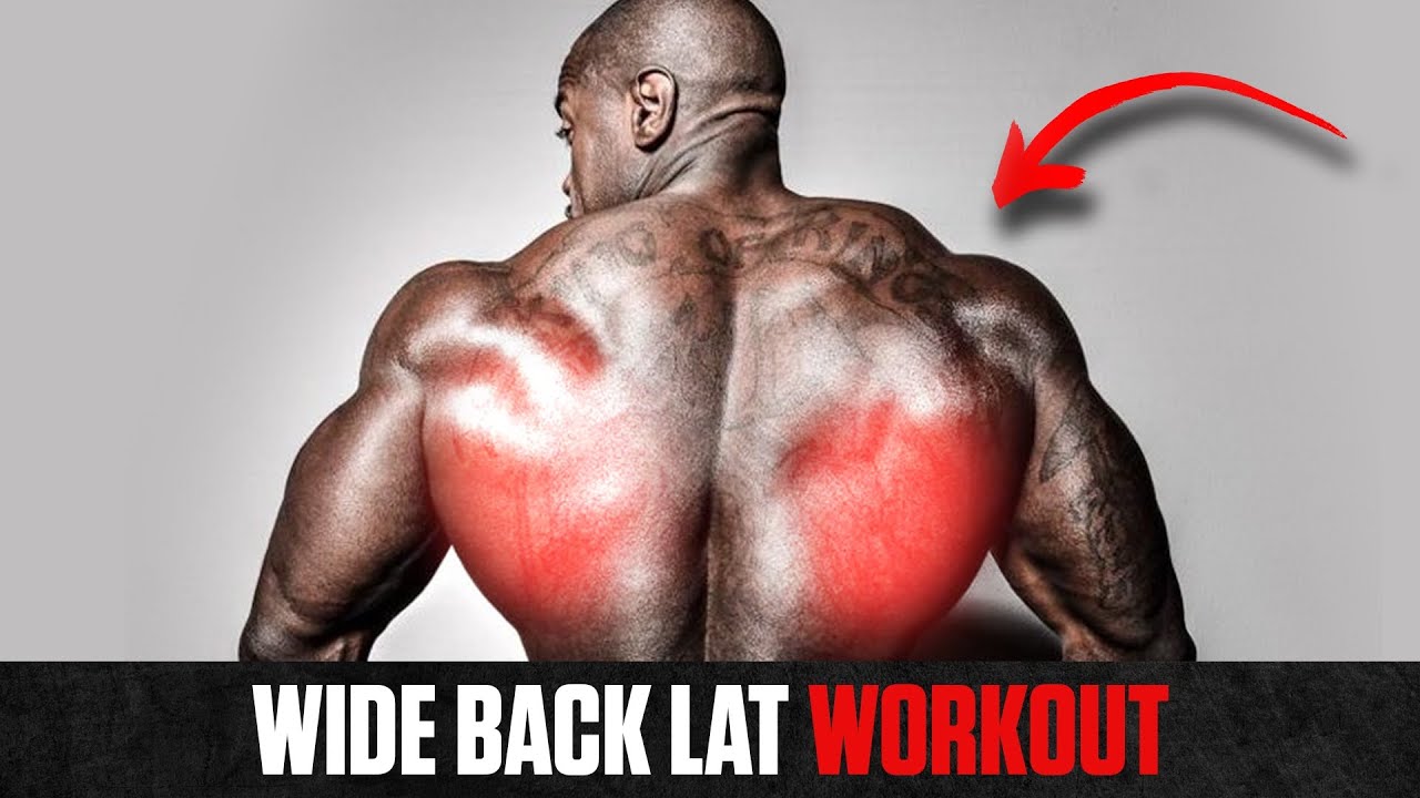 Wide Lat Back Workout