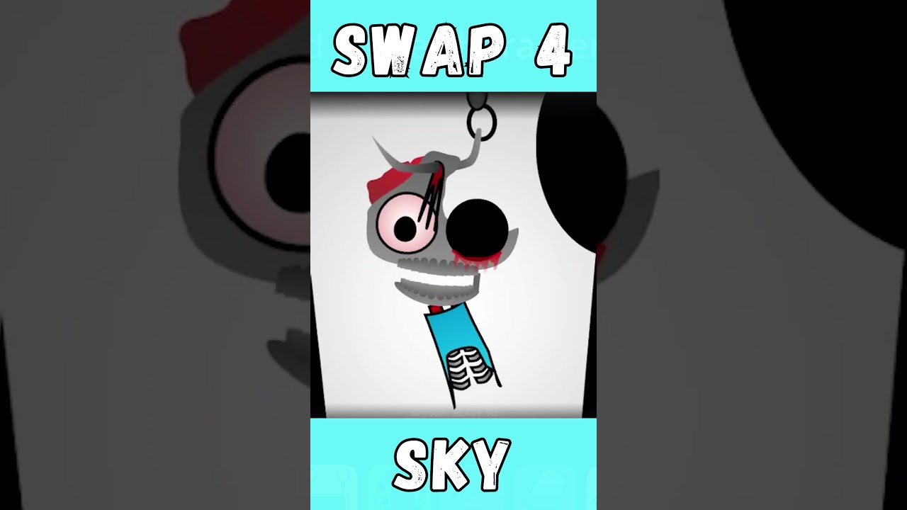 SKY Incredibox Sprunki Swap Phase 1-6 #short #sprunki #incredibox #sprunkiswap #incrediboxmix