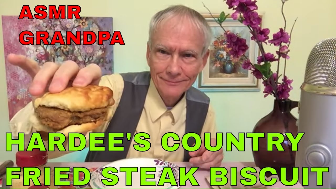 Hardee's Steak Biscuits ASMR