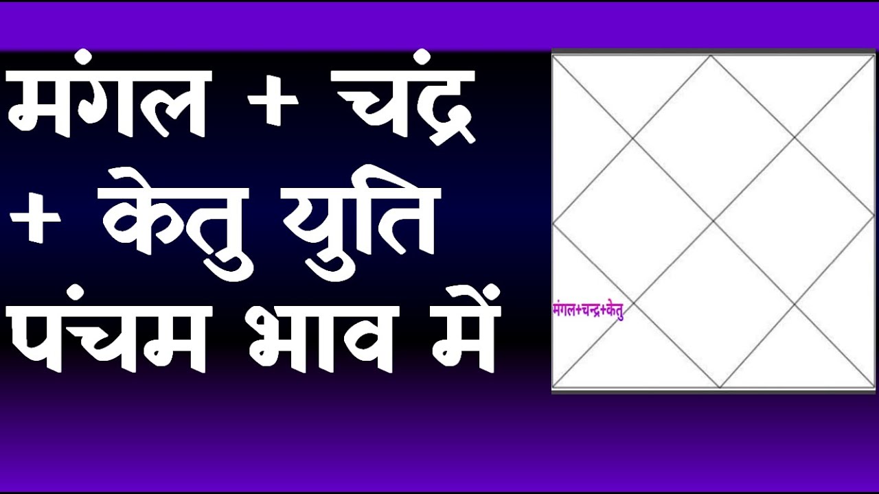 Mars Moon Ketu Conjunction in 5th House(Moon Ketu Mars Conjunction in 5th House)