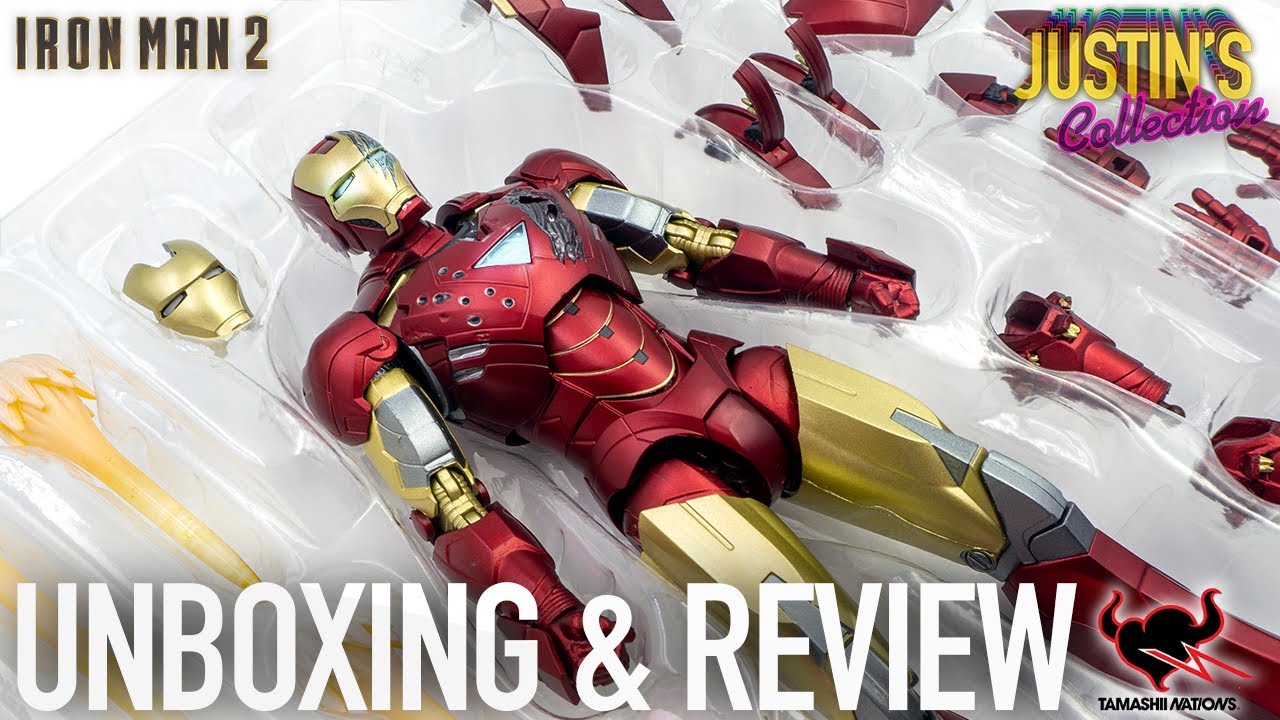 S.H.Figuarts Iron Man MK6 Avengers Battle Damage Edition Unboxing & Review