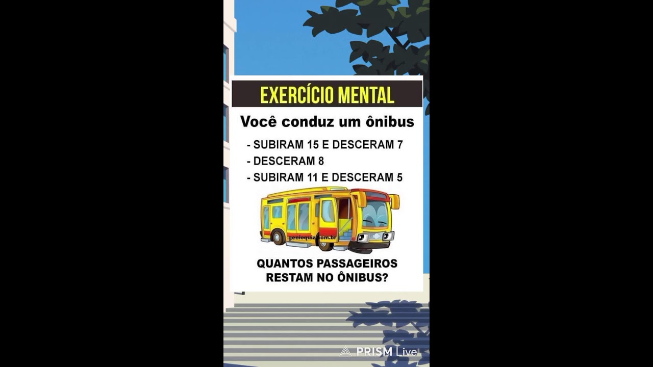 Exercício matemática mental, Live...