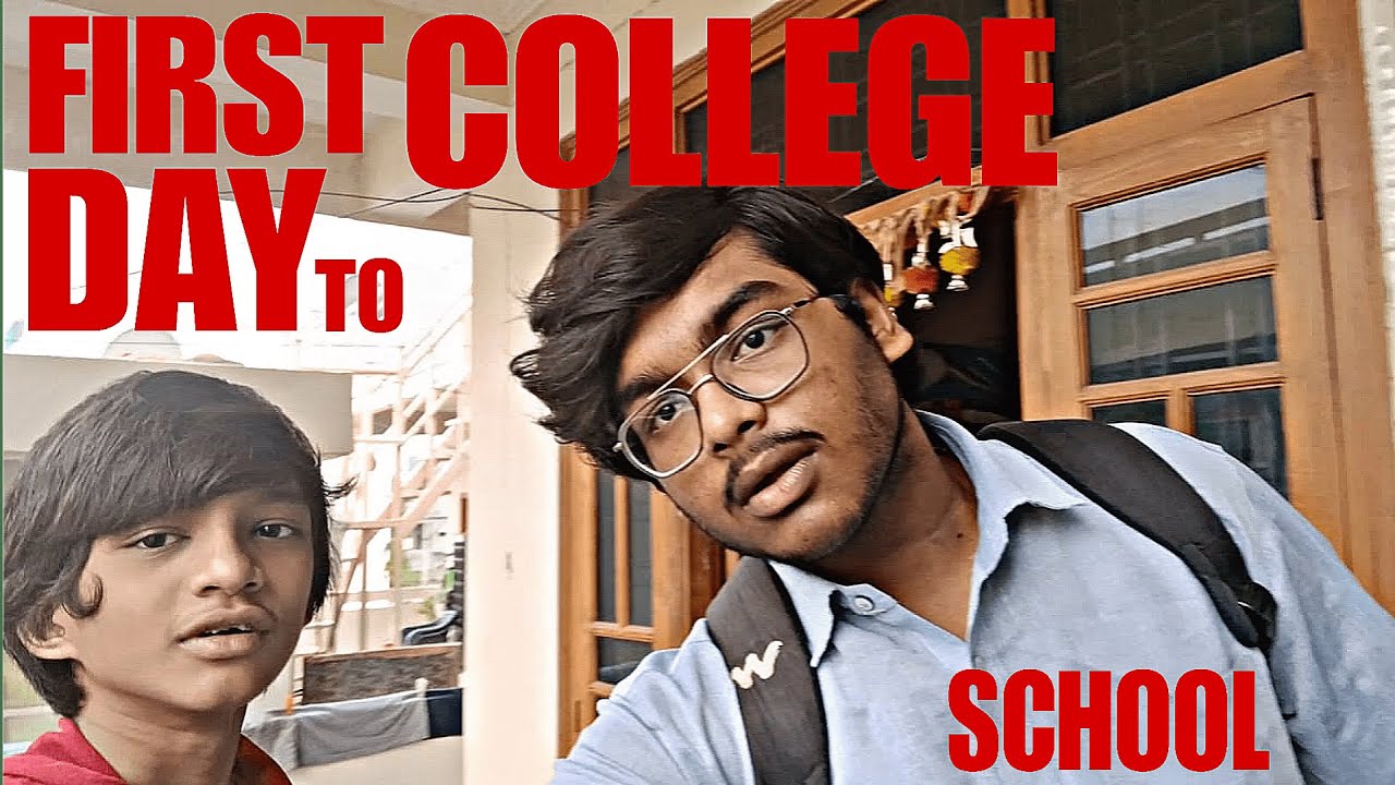 First Day to COLLEGE SCHOOL after HOLIDAYS | Pramod Madhav Rithik