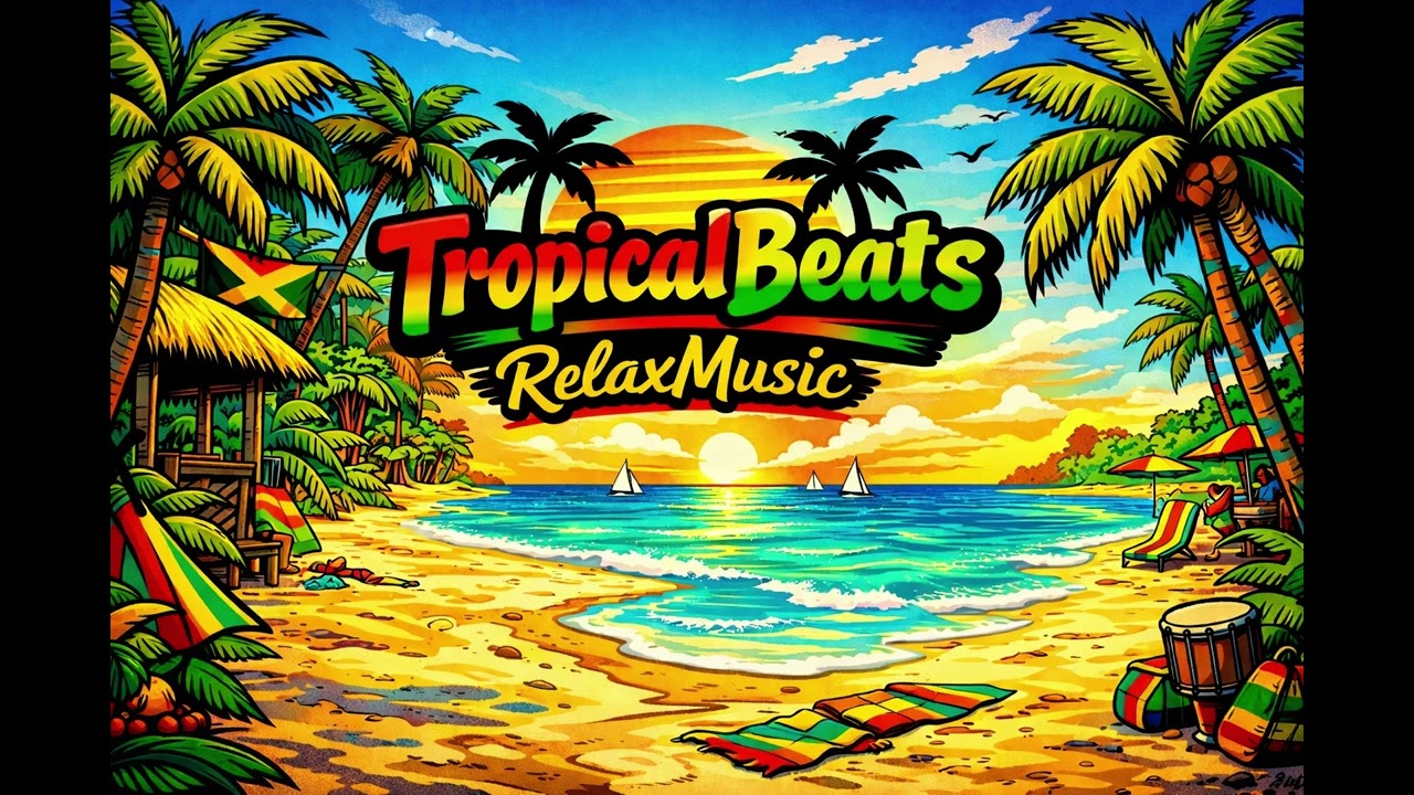 Reggae Relax Background Music 🌴 Chill Vibes for Work, Study & Relaxation