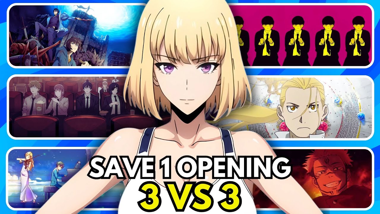 ANIME OPENING BATTLE | 3 VS 3 ✅❌ POPULAR OPENINGS Edition