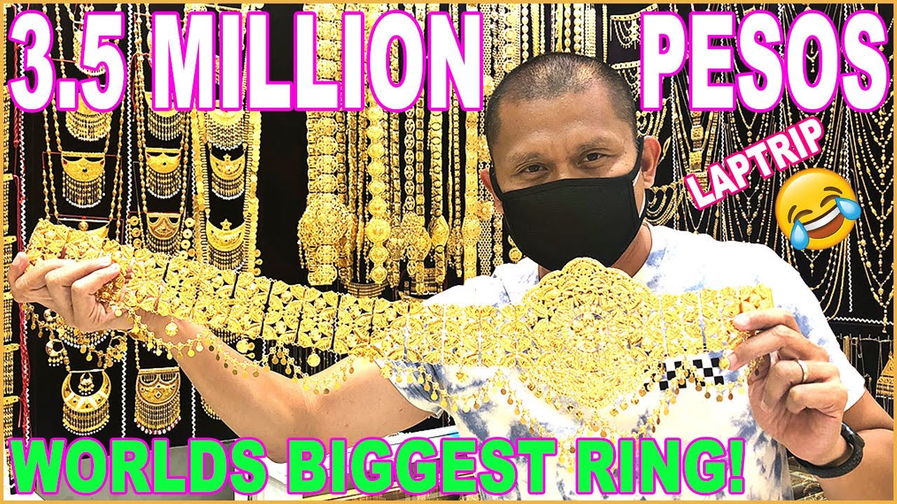 BANIG_BANIG na GINTO At PINAKAMALAKING SINGSING Sa MUNDO @ Dubai Gold Souq | MisterGoodVibes