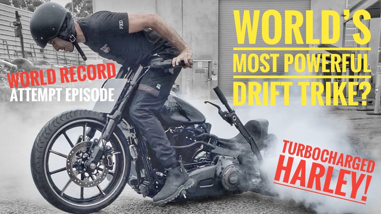 Turbo Powered Harley World Record Attempt!