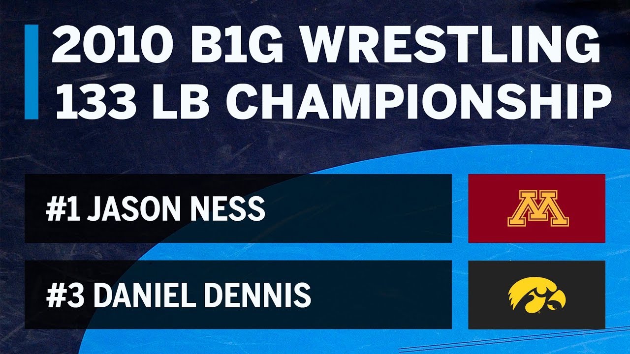 133 LBS: #1 Jason Ness (Minnesota) vs. #3 Daniel Dennis (Iowa) | 2010 B1G Wrestling Championships