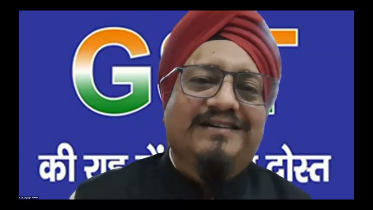 Session 1 - Learn A to Z of GST Practice by CA. Rajender Arora, Register @  