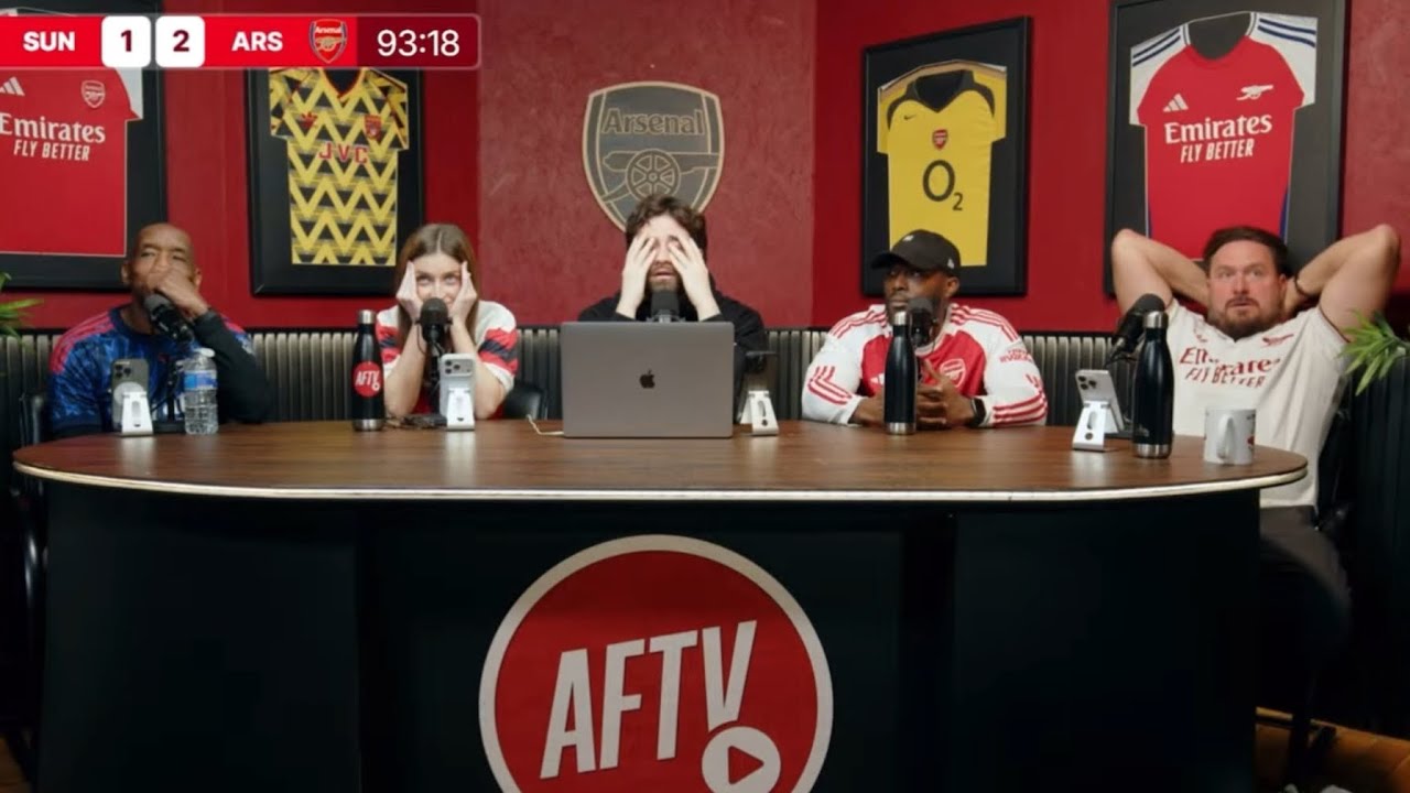 Sunderland 2-2 Arsenal GOAL REACTIONS
