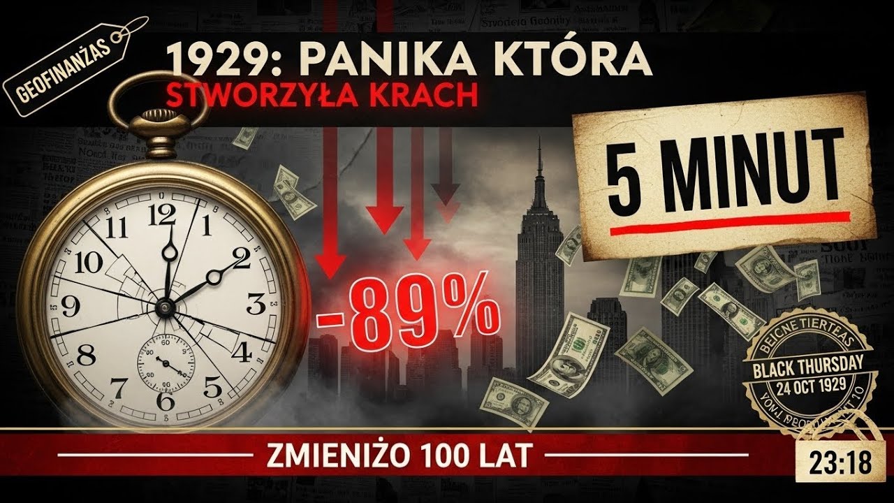 1929: Panika, kt&oacute;ra stworzyła krach &mdash; Jak 5 minut zmieniło 100 lat
