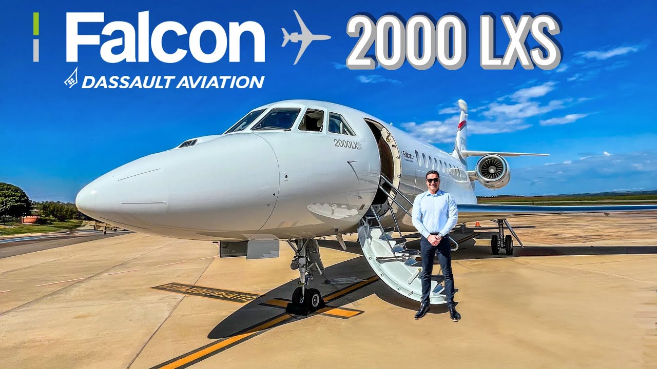 Voamos o FALCON 2000 - TUDO sobre o AVIÃO francês que é um grande SUCESSO mundial