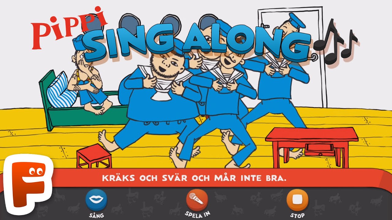 Sjörövarfabbe från Pippi Sing Along
