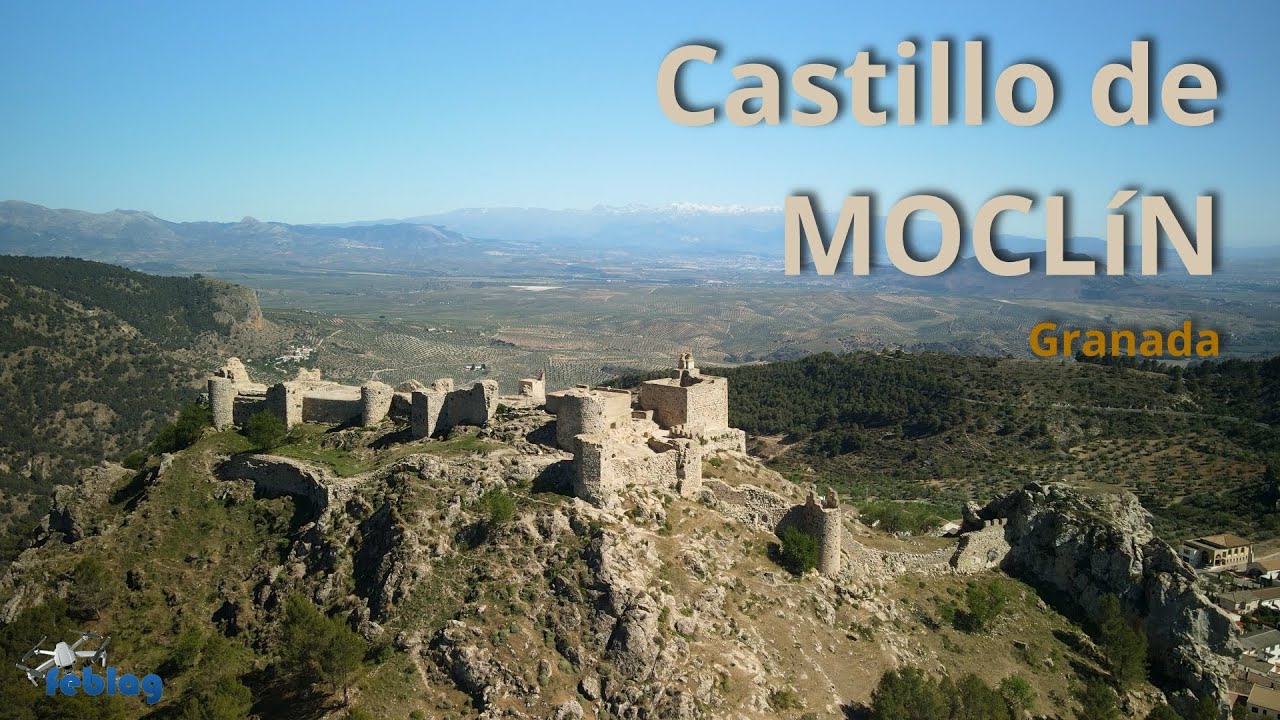 CASTILLO DE MOCLÍN A VISTA DE DRON