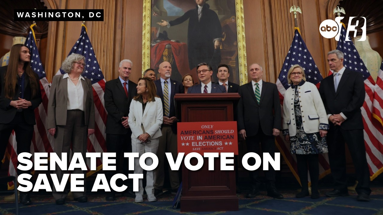 Senate to vote on SAVE America Act as voter ID debate intensifies