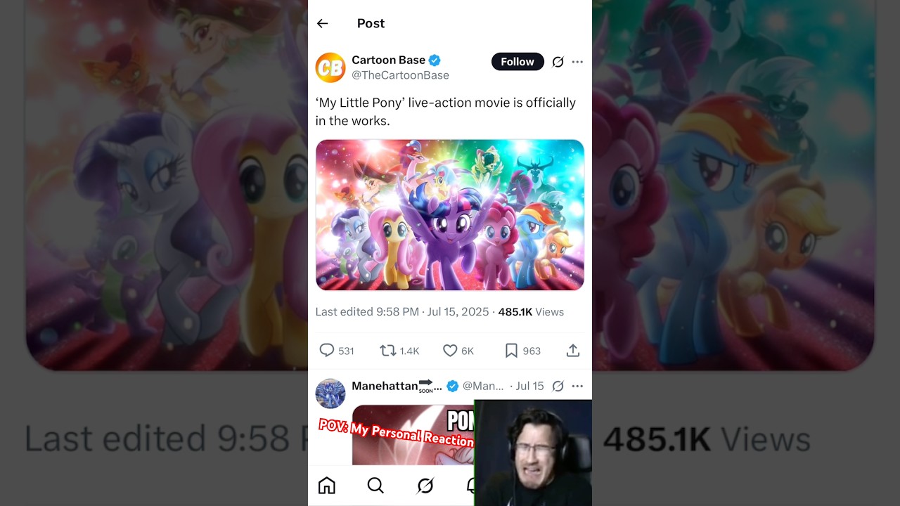 My Personal Reaction to The MLP Live Action Movie #mlps #liveaction #movies #mylittleponymovie