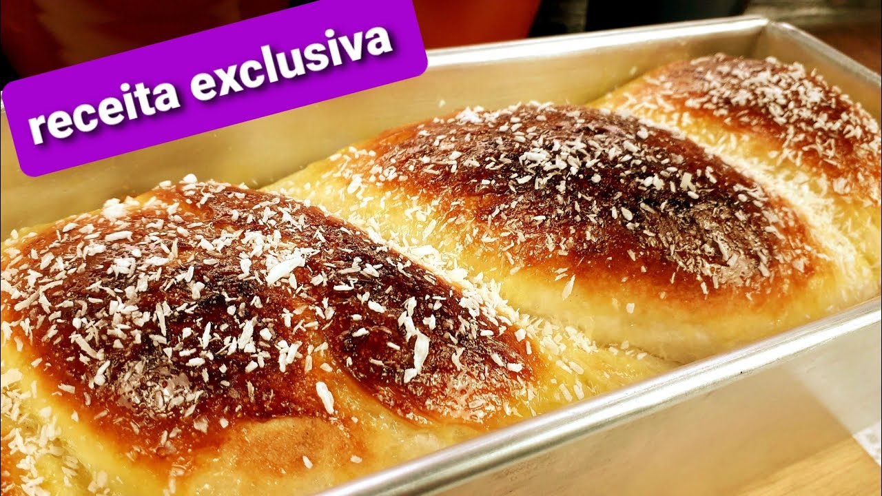 O PÃO DOCE MAIS FÁCIL DO MUNDO❤❤❤