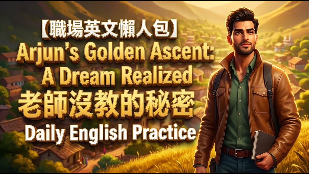 【職場英文懶人包】
Arjun's Golden Ascent: A Dream Realized
老師沒教的秘密 #education #inspiration #dream #motivation