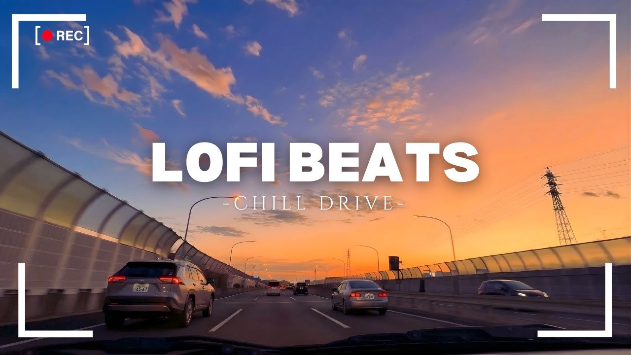 lofi sunset drive 🌙 chill beats for study, focus & relaxation