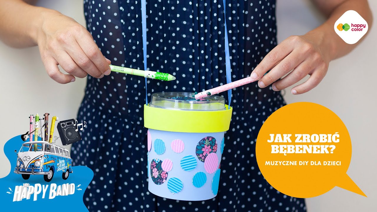 Jak zrobić bębenek | Muzyczne DIY dla dzieci