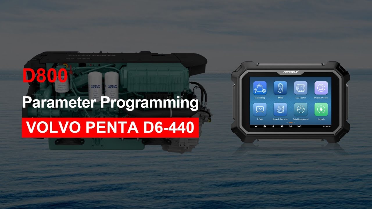 OBDSTAR D800 for VOLVO D6 440 ECM Parameter Programming Function