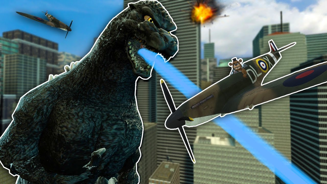 We Must Defend the City from Godzilla in Gmod! - Garry's Mod Multiplayer Godzilla Survival