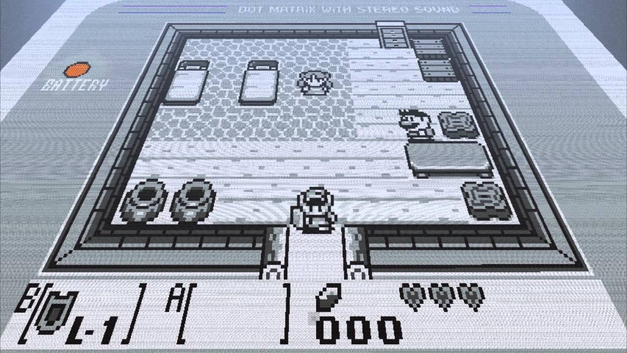 Minecraft Zelda Links Awakening in Stop Motion