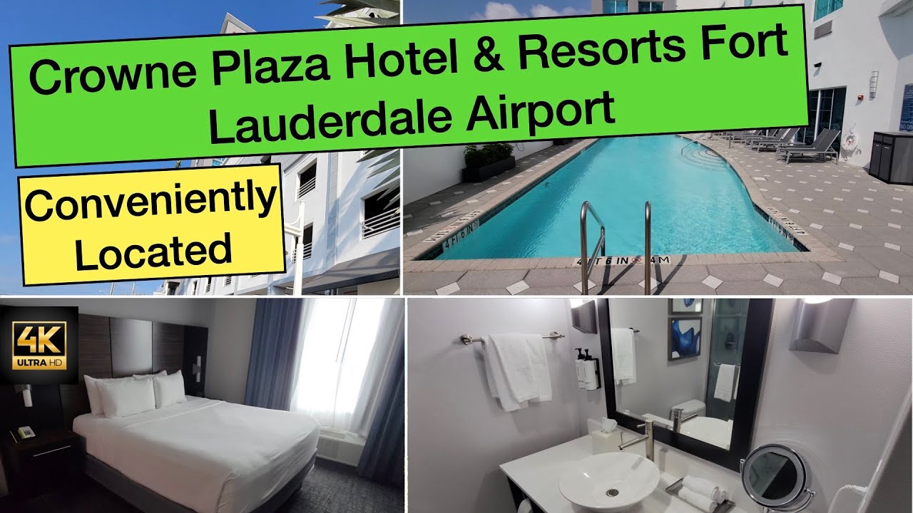 Crowne Plaza Hotel. Free airport shuttle