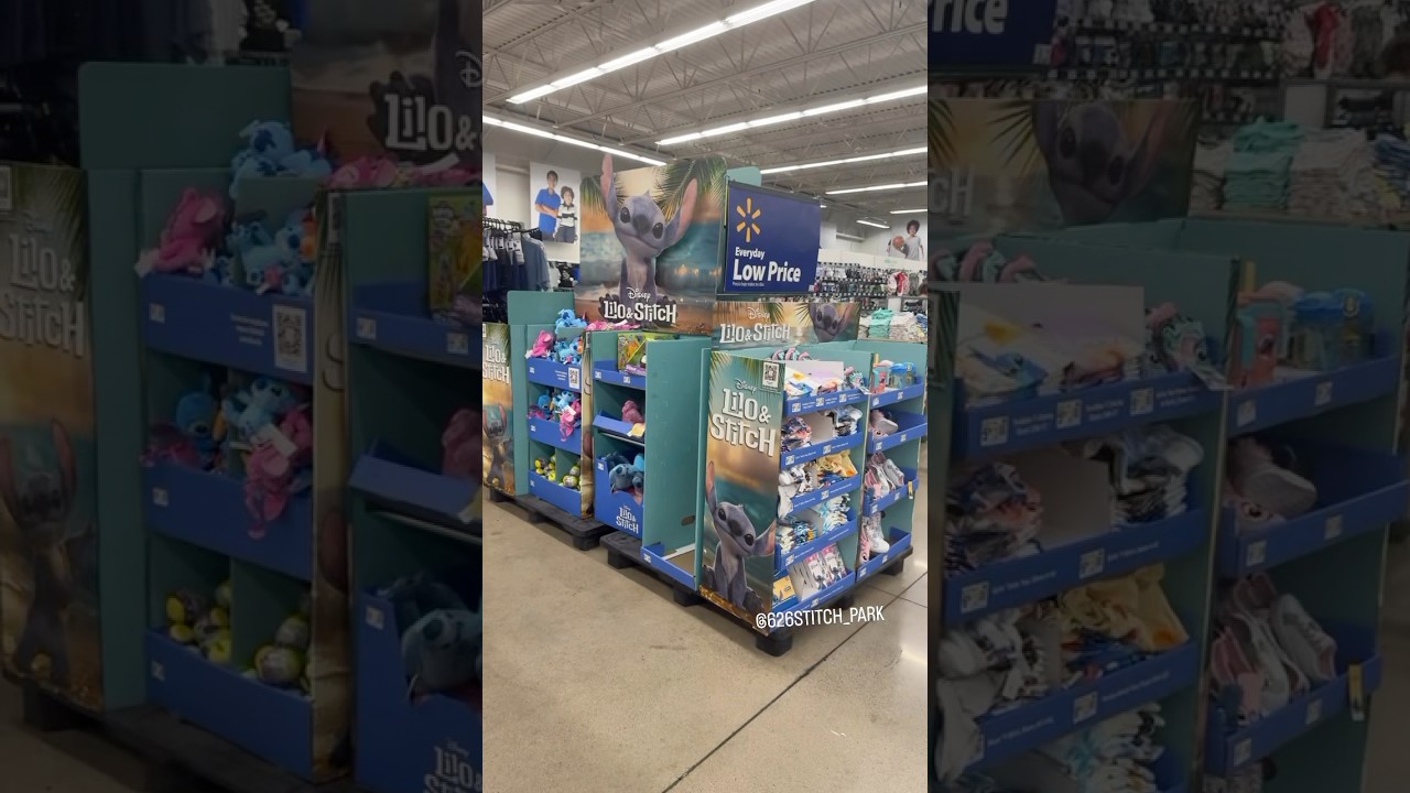 STITCH HUNTING TIME | STITCH LIVE MOTION | STITCH COLLECTION #stitch #disney #haul #fyp #walmart