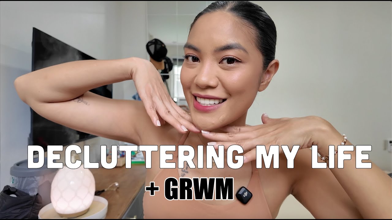 GRWM + 10 THINGS I CONSTANTLY DECLUTTER IN MY LIFE | PHYSICAL,DIGITAL, MENTAL (SERIES of 10&rsquo;s Ep.15)