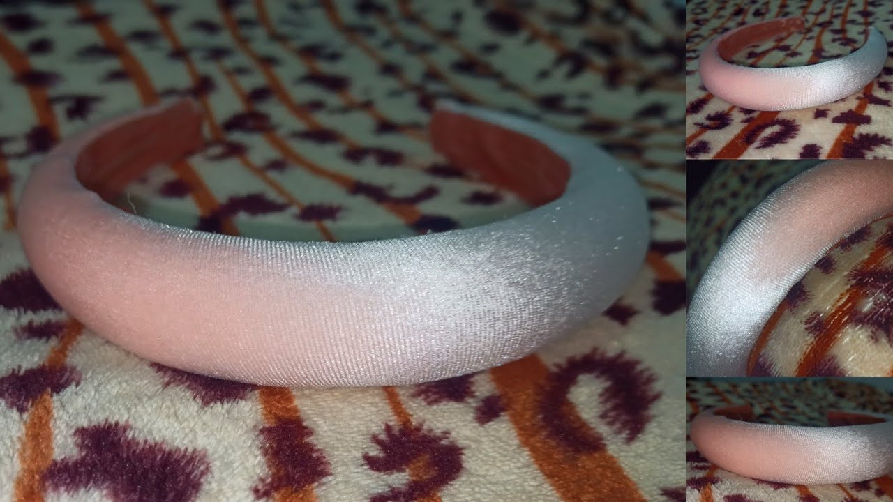 اصنعي طوق الشعر بالقطيفة و بدون خياطة 🤑 فكرة لمشروع سهل DIY serre tête |  Scrunshie headband |