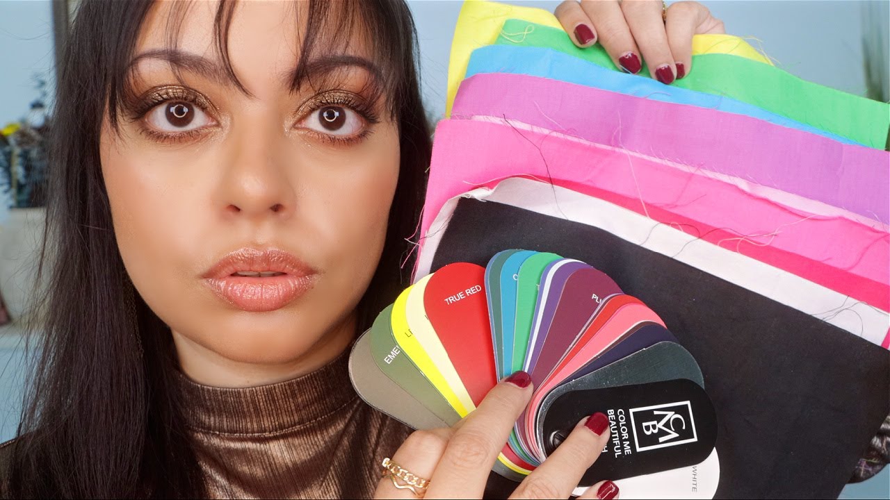 ASMR| Color Analysis Image Consultant [In-Depth] RP (PERSONAL ATTENTION) Styling & Makeup - WINTER
