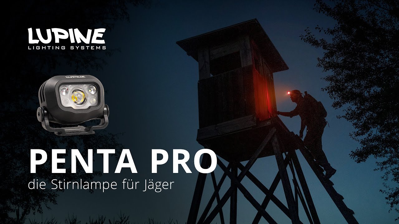 Lupine Penta Pro: Die ideale Stirnlampe f&uuml;r die Jagd