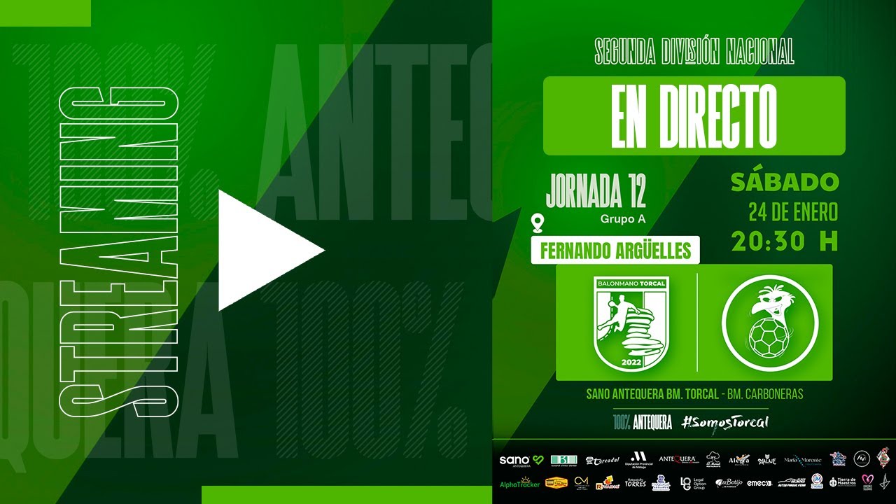 2ª DNM | Sano Antequera BM. Torcal - BM. Carboneras Vega (J.12)