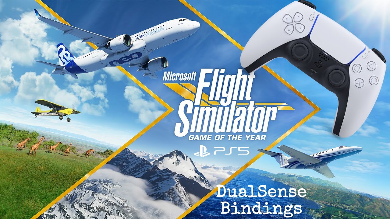 Привязки контроллера для Microsoft Flight Simulator PS5