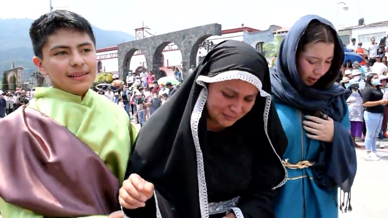 Imágenes y sonidos de la Representación de la Pasión de Cristo, Huitzilac, Morelos.