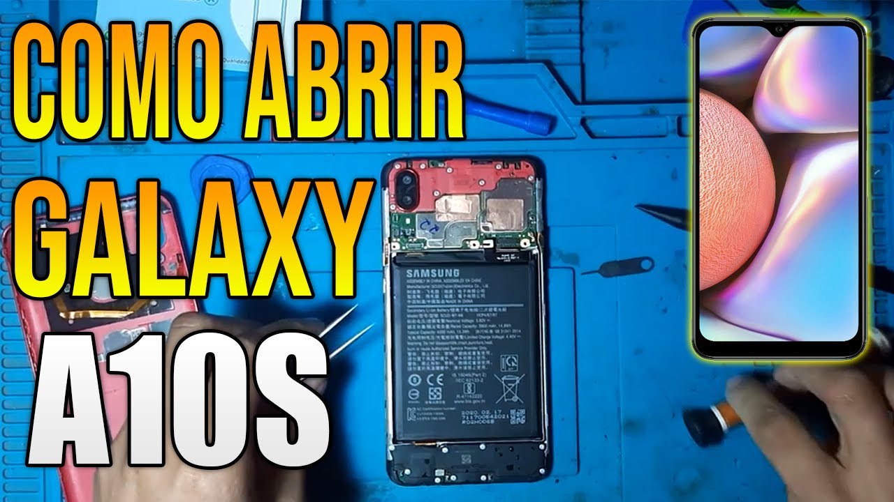 Como Abrir e Trocar a Tela A10s (Tutorial de Desmontagem A10S)
