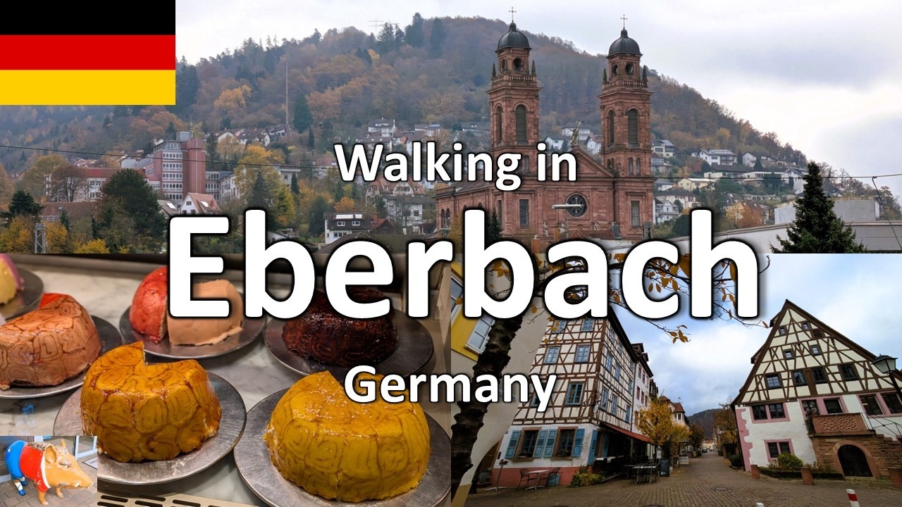 【Eberbach】🇩🇪Walking Tour | Victoria Torte & Hidden Gems in Eberbach Germany