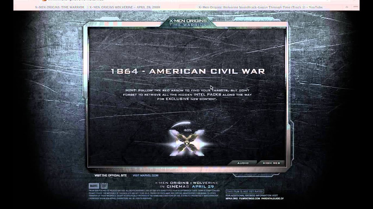 X-MEN ORIGINS:TIME WARRIOR PART 1