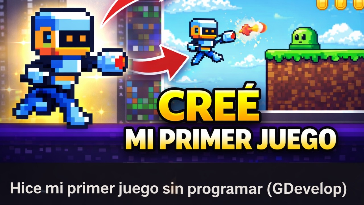 Creando mi juego de plataformas  | GDevelop #1