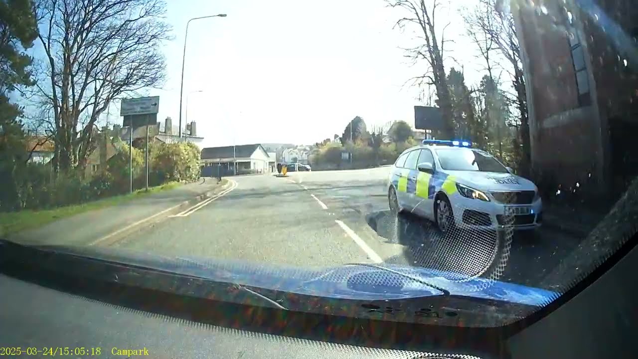 2 Heddlu Gogledd Cymru/North Wales Police cars 999 response Old Colwyn Sir Conwy County Cymru/Wales