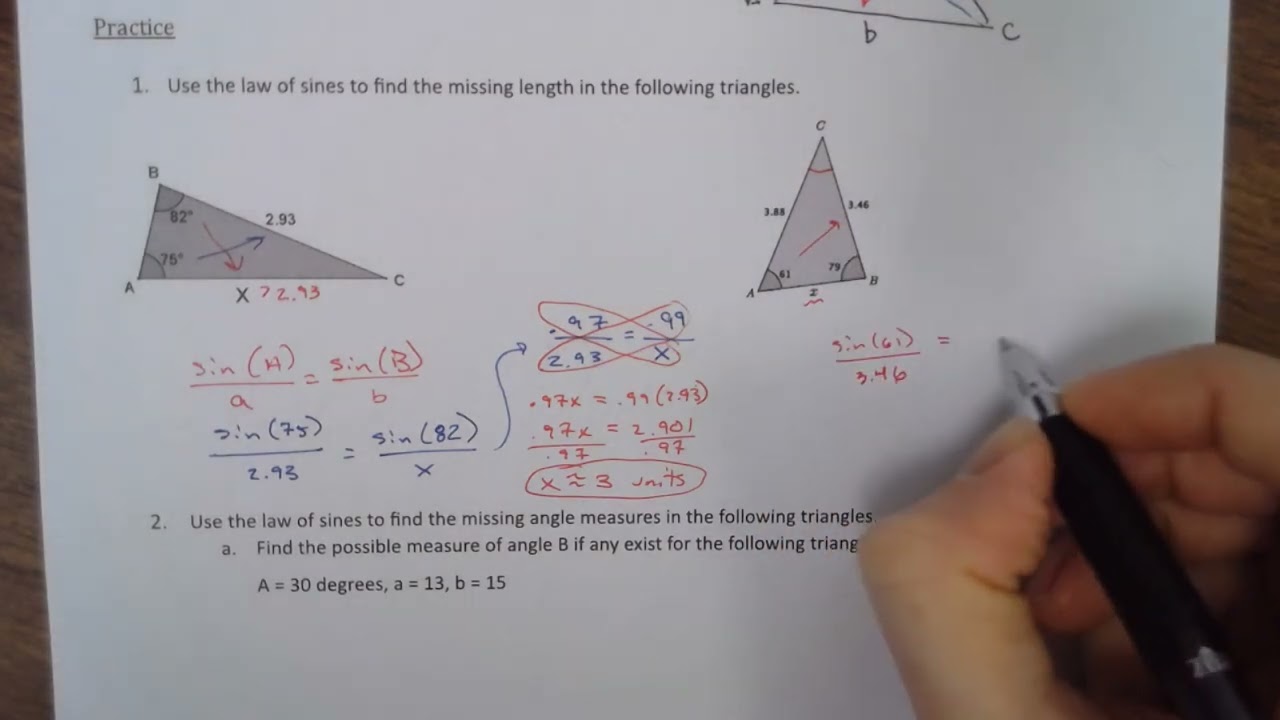 Law of Sines Notes