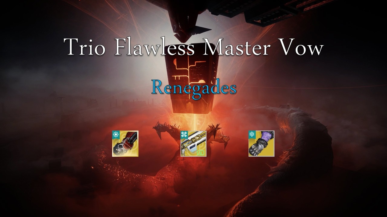 Trio Flawless Master Vow of The Disciple: Renegades